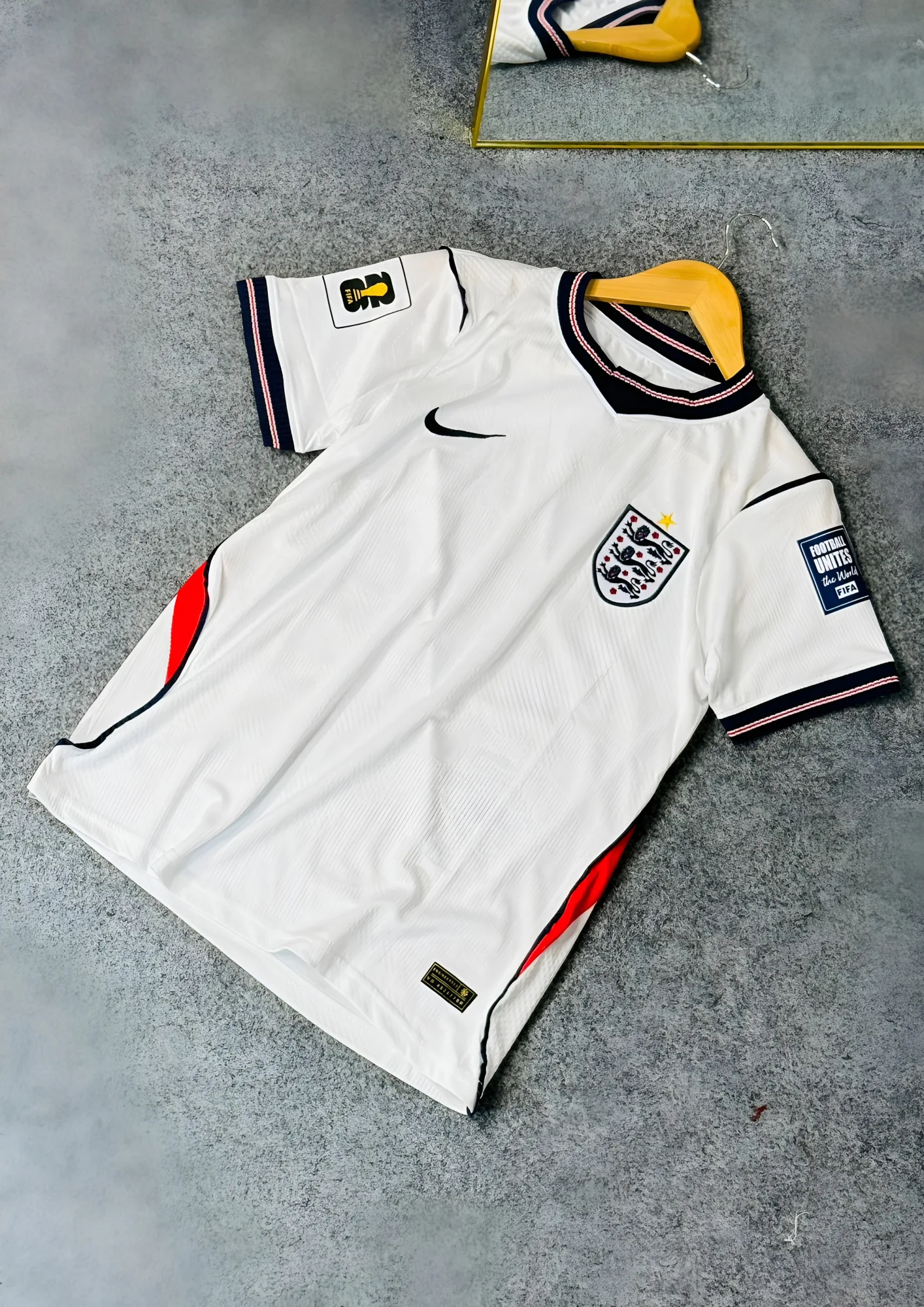England Official Home Match Jersey - Premium Edition