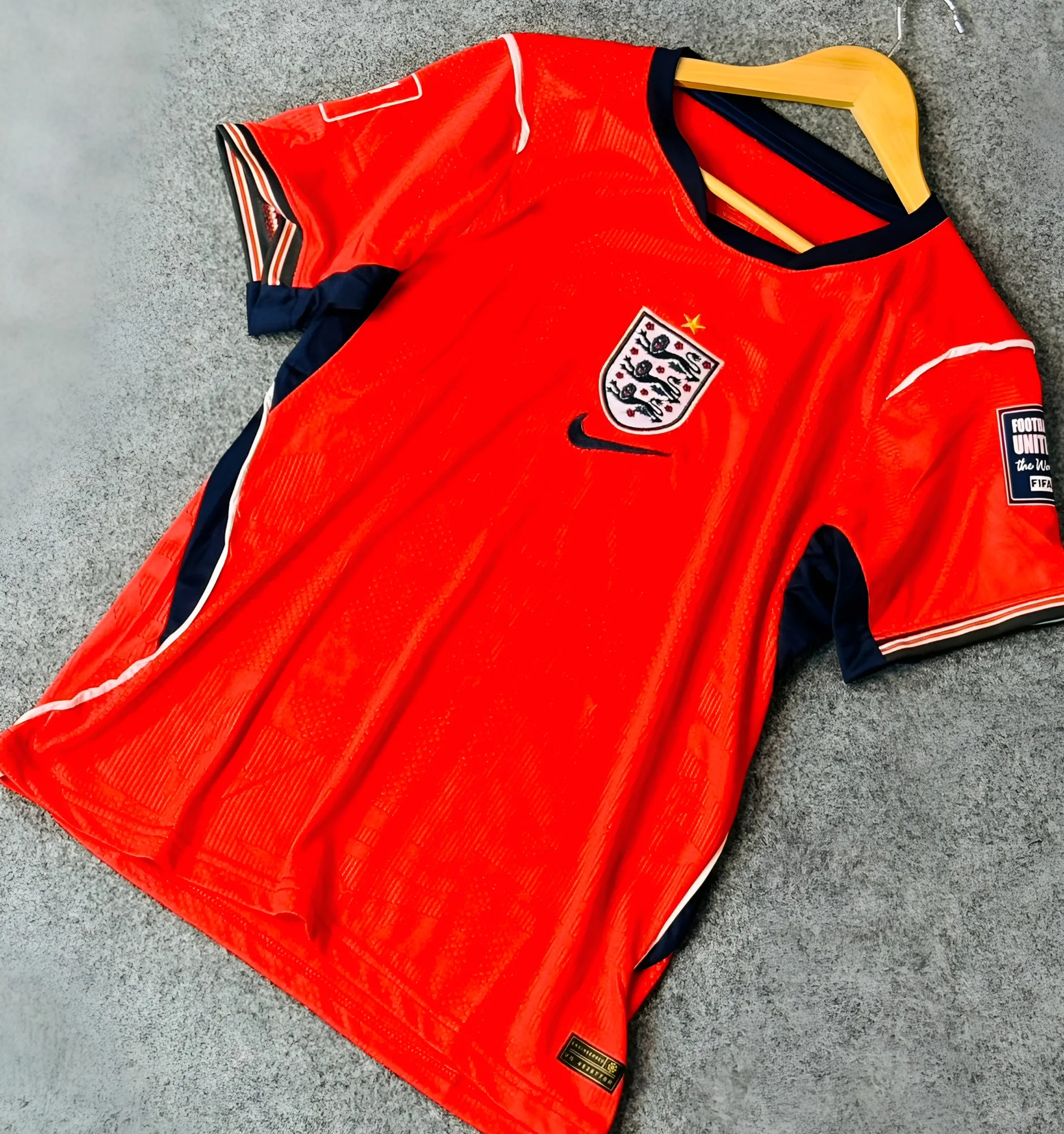 England Official Away Match Jersey - Premium Edition