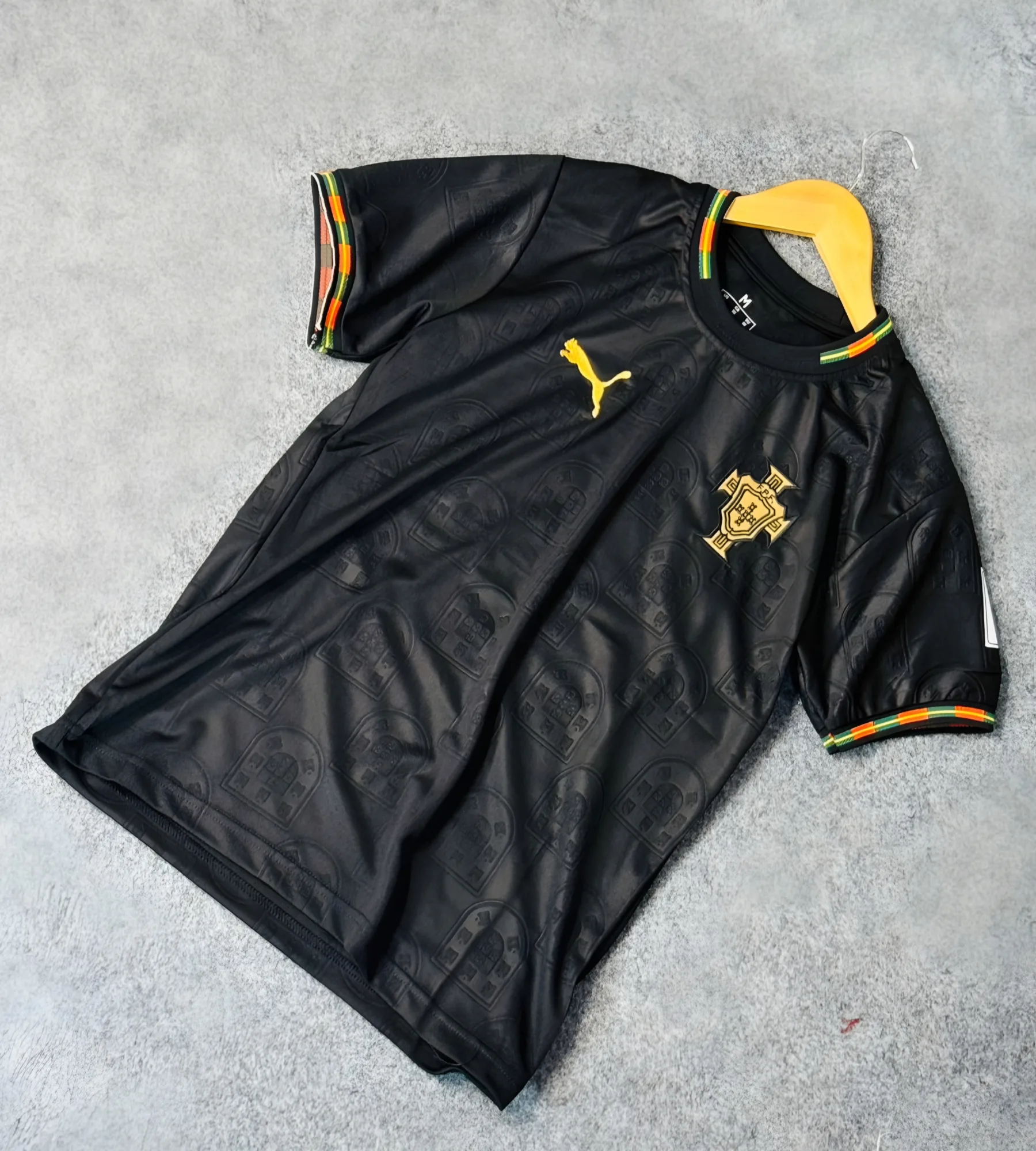 Portugal Special Edition Black &amp;amp; Gold Jersey