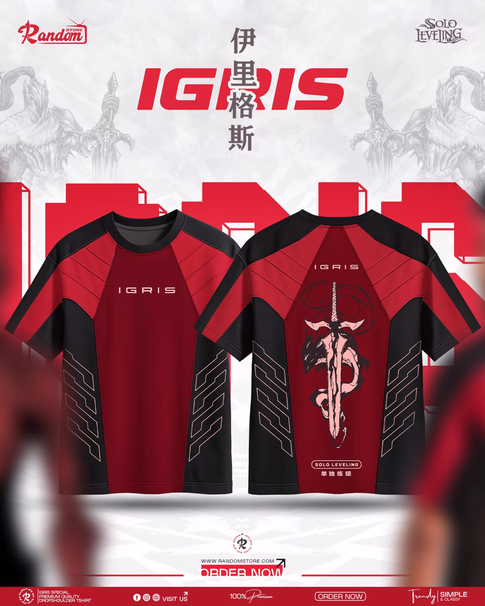 IGRIS ARMOUR (SOLO LEVELING ) – Exclusive DropShoulder